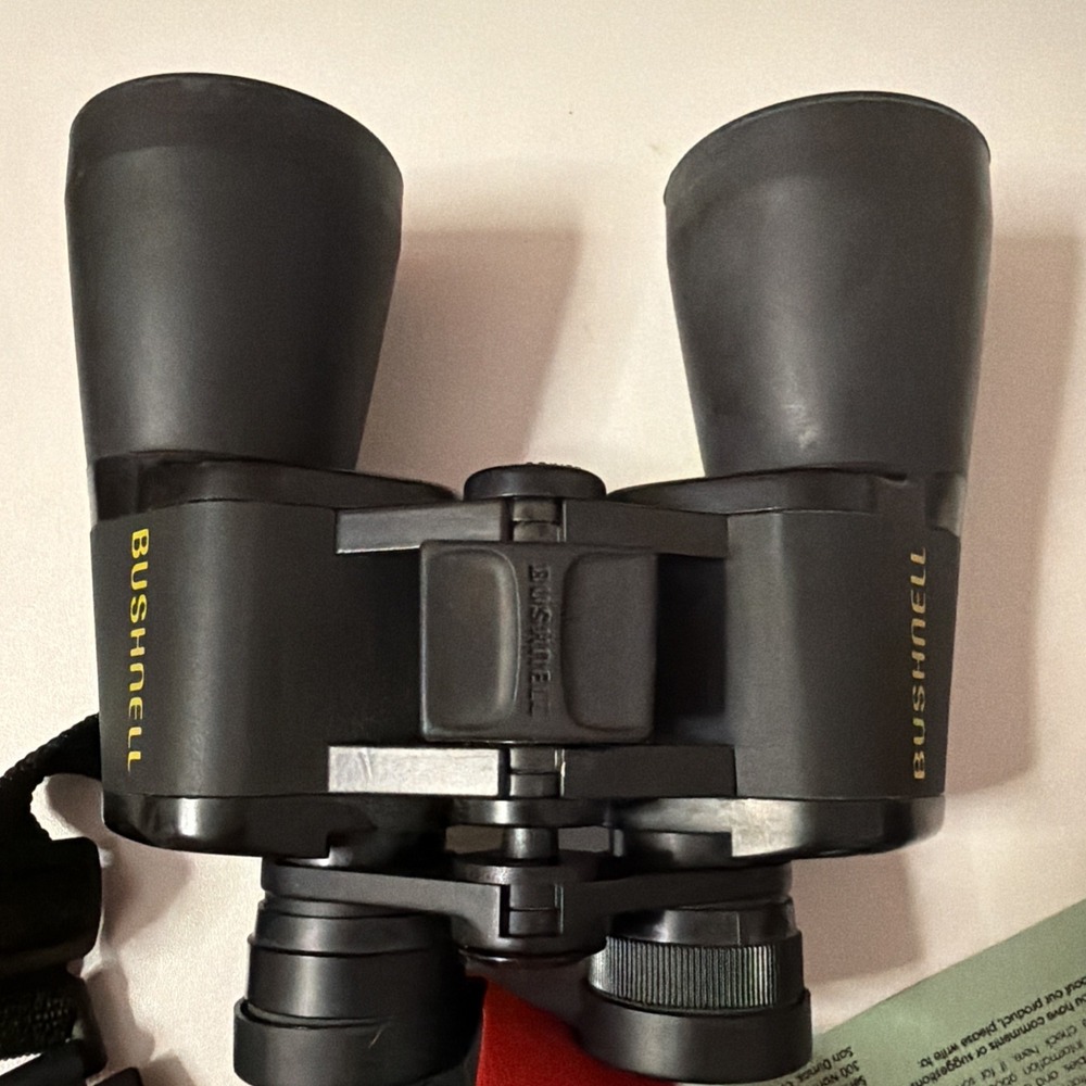 Bushnell PowerView 13-1056 Wide Angle Binoculars Black 10x50 341ft at 1000yds - Picture 11 of 11